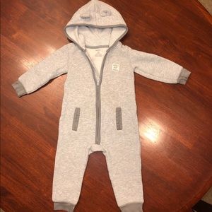 12 Months Winter Gray Carter’s Body Suit